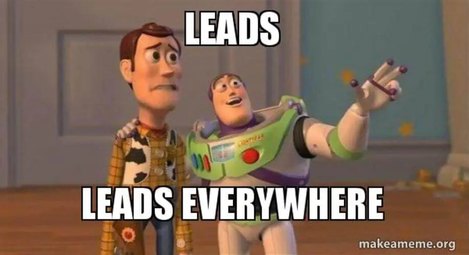 Métricas de marketing de crescimento: Meme sobre o custo de aquisição de clientes.
